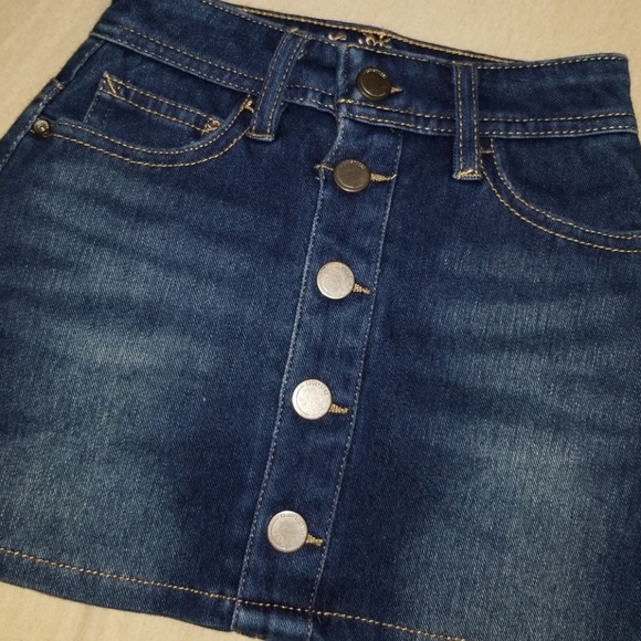 GIRLS BLUE JEAN SKORT SIZE 7 - Picture 3 of 4